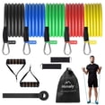thumbnail image 1 of Juego de Bandas de Resistencia Himaly Negro con Asas y Anclaje de Puerta para Entrenamiento de Fuerz, 1 of 7