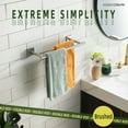 thumbnail image 4 of KOKOSIRI Hand Towel Holder Rack 16 Inch Bathroom Double Towel Bars Rails for Bath Toilet Brushed Nickel Stainless Steel B5005BR-L16, 4 of 9