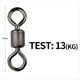 thumbnail image 3 of Conector Giratorio de Pesca, Giratorio de Anillo Sólido para Gancho Kana de Seguridad, Adecuado para Accesorios de Pesca A, 3 of 8
