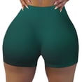 thumbnail image 2 of Disketp Dark teal green for Scrunch Butt Workout Shorts Women Seamless Soft Smooth Gym Yoga Scrunch Active Shorts-Large, 2 of 8
