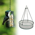 thumbnail image 1 of Bandeja para recoger semillas de pájaros, accesorio de jardín, elementos esenciales de instalación sencilla, bandeja colgante, colgante para, 1 of 8