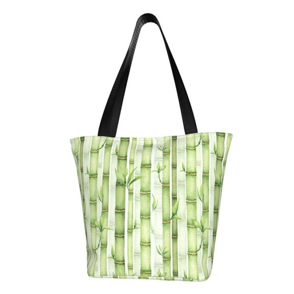 Easygdp Bamboo Stems And Leaves Shoulder Bags for Women,Crossbody Bags Shoulder Purse Handbag for Women