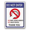 thumbnail image 1 of Pegatina de 10 unidades por lote con texto en inglés «Do Not Enter», para vendedores o bienes raíces, 1 of 1