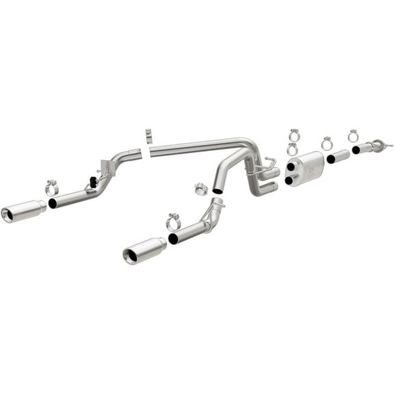Magnaflow Exhaust MagnaFlow Series Stainless Steel Cat-Back Diesel Exhaust System (Dual Split Rear Exit) 19019 Fits select: 2015-2022 CHEVROLET COLORADO, 2015-2022 GMC CANYON