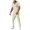 Khaki Set for Men, variant on Mrmaere Men's V Neck Scrub Set Short Sleeve Pants 2 Piece Button Closure Tailored for Clinical Army Green L