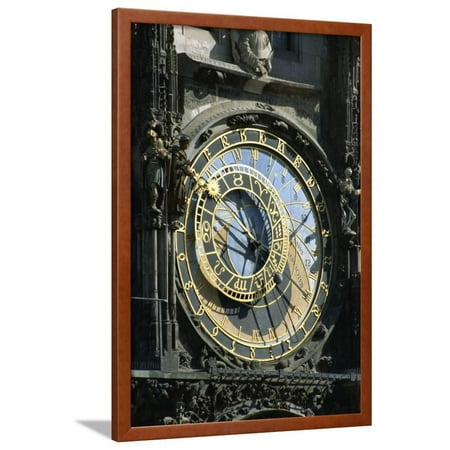 Old Town Hall Astronomical Clock, Prague, Czech Republic Framed Print Wall Art By Dallas and John
