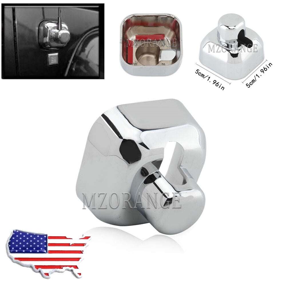MZORANGE Chrome Antenna Base Covers Moulding Trim For HUMMER H3 SPORT