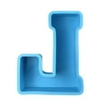 thumbnail image 1 of Large Letter Molds - DIY Epoxy Resin Casting Mold Silicone Alphabet (I), 1 of 8
