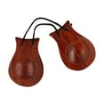 thumbnail image 3 of Par de Castañuelas Castañuelas de Madera Clappers Instrumento Musical, 3 of 8