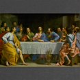 thumbnail image 2 of CafePress - The Last Supper Maternity T Shirt - Maternity Dark T-Shirt, 2 of 3