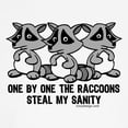 thumbnail image 3 of CafePress - One By One The Raccoons Maternity T Shirt - Cotton Maternity T-shirt, Cute & Funny Pregnancy Tee, 3 of 4