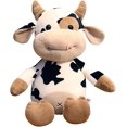 thumbnail image 1 of Peluche de vaca de 25 cm, muñeco de peluche, suave y esponjoso, cojín para abrazar, regalo para todas las edades y ocasiones, 1 of 5