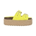 thumbnail image 2 of Sandalia De Plataforma con Yute para Mujer Cabra Piel Neon Platonia LAIA-05-NEON, 2 of 8