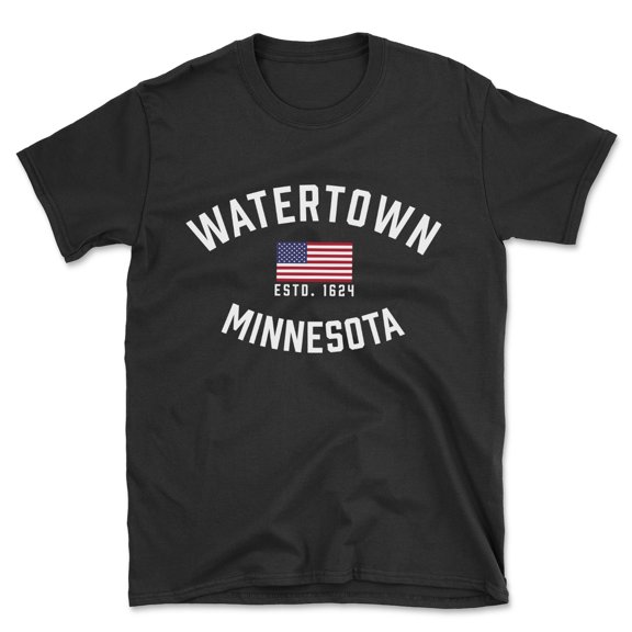 Watertown Minnesota Patriot Men's Cotton T-Shirt