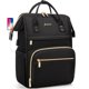 thumbnail image 1 of Mochila para portátil Foddod para mujer de 17,3" con puerto USB a prueba de agua, 1 of 8