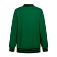 thumbnail image 6 of DYMADE Women Long Sleeve Pockets Contrast Fleece Bomber Fashion Coat, 6 of 6