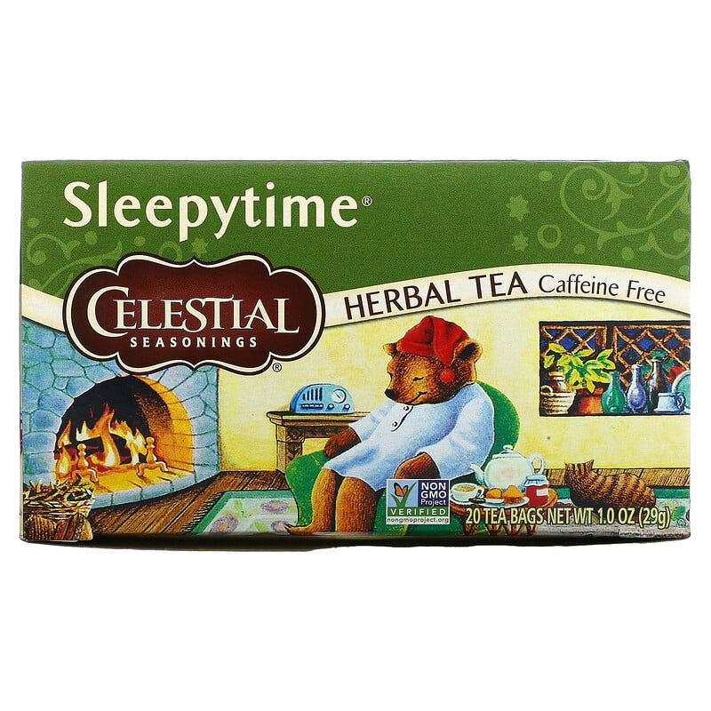 Celestial Seasonings, Herbal Tea, Sleepytime, Caffeine Free, 20 Tea Bags, 1.0 oz