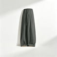 thumbnail image 6 of Blmnix Baggy Pants for Men Palazzo Linen Pants Lightweight Pants Low Rise Pant Long Straight-Leg Green Summer Pants,XL, 6 of 9