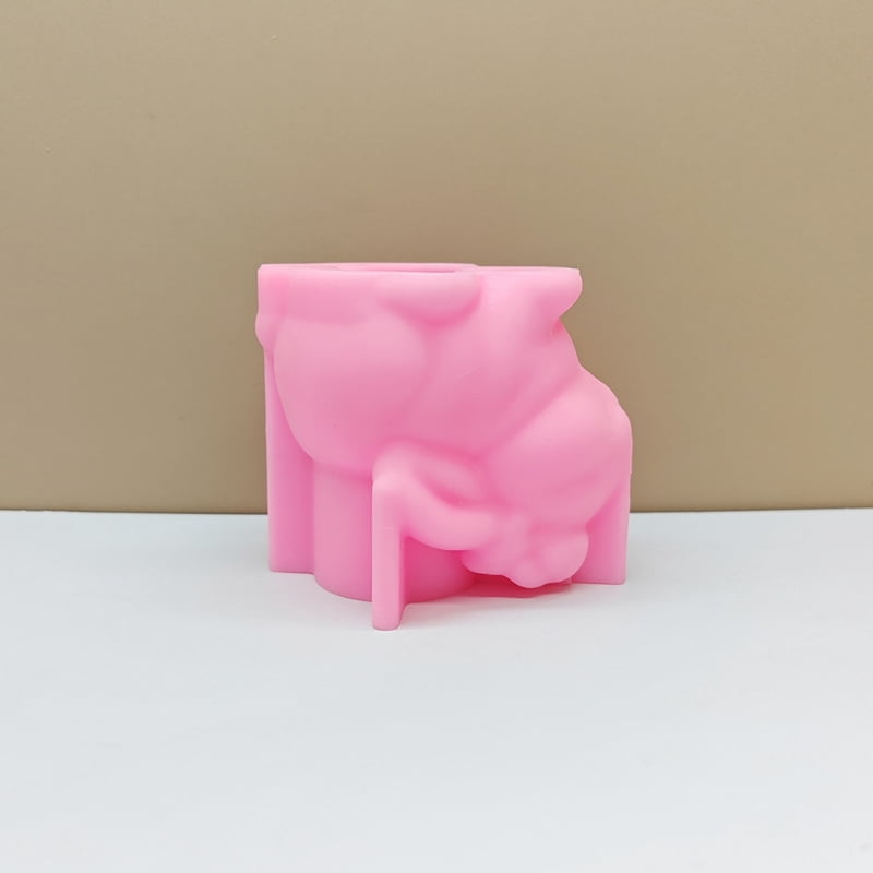 Silicone Mold DIY Flower Pots Casting Mould Succulent Planter Molds Rabbit Shaped Pen Holder Moulds Epoxy Resin Molds
