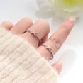 thumbnail image 3 of SEPARQI Women 925 Sterling Silver Butterfly Cubic Zirconia Thumb Ring Stress Anxiety Rings Women's Jewelry Lady Birthday Mother's Day Gifts, 3 of 6
