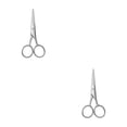 thumbnail image 4 of Seitruly Tijeras para bigote resistentes al desgaste, herramientas de limpieza convenientes a la moda, cortadora de belleza, fiesta de negocios, ronda Redondo 2piezas Seitruly CBP269048, 4 of 6