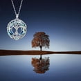 thumbnail image 4 of Collar Fryneauy Tree of Life de plata de ley 925 con cristal, 4 of 6