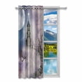 thumbnail image 2 of Mkhert Fantasy Castle In The Sky With Trees And Stairway Blackout Window Curtain Drapes Bedroom Living Room Kitchen Curtains 52X84 Inch, 2 of 2