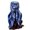 Navy, variant on Dvkptbk Scarfs for Women 90CM Imitation Silk Big Scarf Hand Lady Big Flower Turban Shawl Scarf Clothes on Clearance