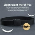 thumbnail image 6 of Men Belt Nylon Belt Webbing Canvas Outdoor Web Belt with Plastic Buckle, 6 of 9