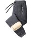 thumbnail image 1 of Pantalones de chándal de lana para hombre Pantalones impermeables de lana cálidos de invierno Pantalones de entrenamiento de gimnasio, 1 of 9