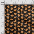 thumbnail image 2 of oneOone Viscose Chiffon Orange Fabric Kids Crab Quilting Supplies Print Sewing Fabric By The Yard 42 Inch Wide, 2 of 4