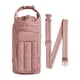 thumbnail image 1 of Bolsa para botella de agua con accesorios para taza, bolsillo para teléfono móvil y funda para botella. Rosa intenso, 1 of 9