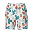 thumbnail image 4 of Lsque Mens Swim Trunks Floral Strawberr Pattern - Bathing Suit Compression Liner - Beach Swim Shorts Swimwear - (S-3XL) - Stretch Quick Dry -X-Large, 4 of 9
