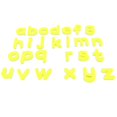 thumbnail image 1 of 26pcs EVA Alfabeto Magnético Nevera Imán Pegatinas Juguete Amarillo Zulema Alfabeto de juguete para nevera, 1 of 8