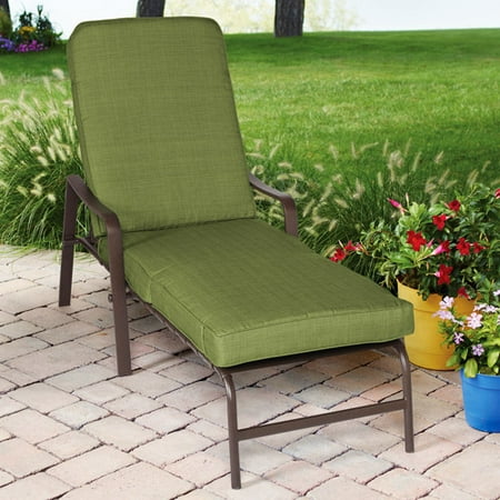 Mainstays Crossman Chaise Lounge, Green
