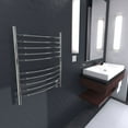thumbnail image 3 of Radiant Curved 10-Bar Hardwired Towel Warmer in Polished Stainless, 3 of 3