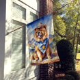 thumbnail image 2 of Chow Chow Cowboy Welcome House Flag, 2 of 5