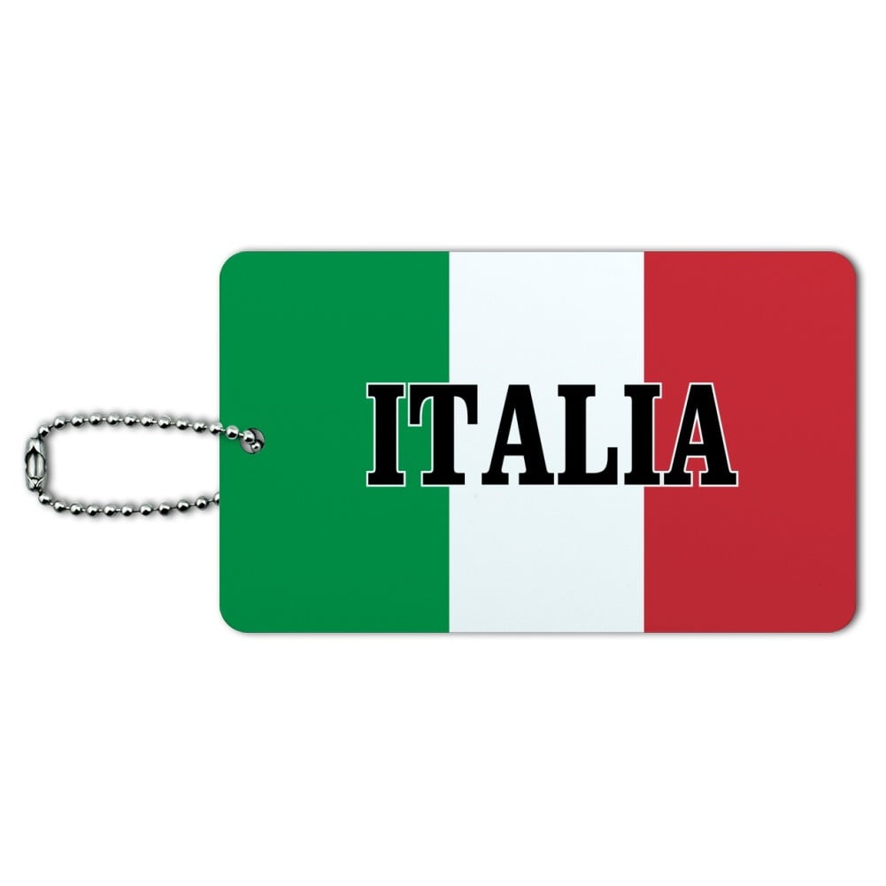 Graphics and More Italia Italy Italian Flag Luggage Card Suitcase