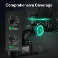 thumbnail image 3 of VIVOSUN AeroWave E9 Grow Tent Fan 9”, EC Motor, WiFi-Controllable, US Patented Auto Oscillating Clip fan, IP54 Weatherproof, Strong Airflow & Quiet for Hydroponic Ventilation Circulation, Black, 3 of 8
