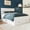 White, variant on Harper & Bright Designs Elegant Queen Size Platform Bed with 6 Drawers, Mid-Century Wooden Bed Frame with Headboard and Footboard for Bedroom, White