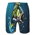 thumbnail image 3 of Fotbe Largemouth Bass Fish Trajes de Baño Estampados para Hombre, Shorts de Verano de Secado Rápido, Ropa de Playa, Bañadores-Medium, 3 of 6