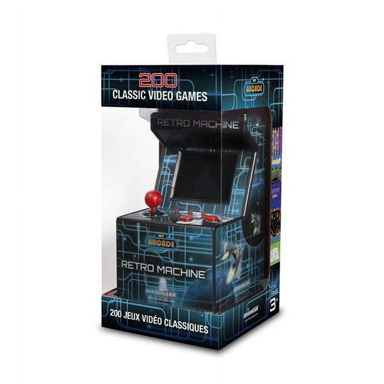  My Arcade Retro Machine Playable Mini Arcade: 200 Retro Style  Games Built In, 5.75 Inch Tall, Powered by AA Batteries, 2.5 Inch Color  Display, Speaker, Volume Control : Sports & Outdoors