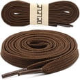 thumbnail image 2 of Solid Flat Shoelaces Hollow Thick Athletic Shoe Laces Strings 2 Pair, 2 of 7