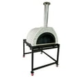 thumbnail image 3 of Tiled Cement Outdoor Pizza Oven / Clay Wood Fired Pizza Ovens - AM90, 3 of 6