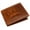 Tan, variant on Genuine Leather RFID Blocking Men's Bifold Super Dad Wallet