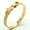 Gold, variant on Fashion 8mm 316L Stainless Steel Belt Buckle Cuff Bangle Bracelet for Men Women-Gold