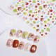 thumbnail image 2 of Pegatinas para uñas con diseño de ardilla, frutas y pera, 3D, autoadhesivas, diseño DIY, tendencia glamurosa (2 hojas), 2 of 5