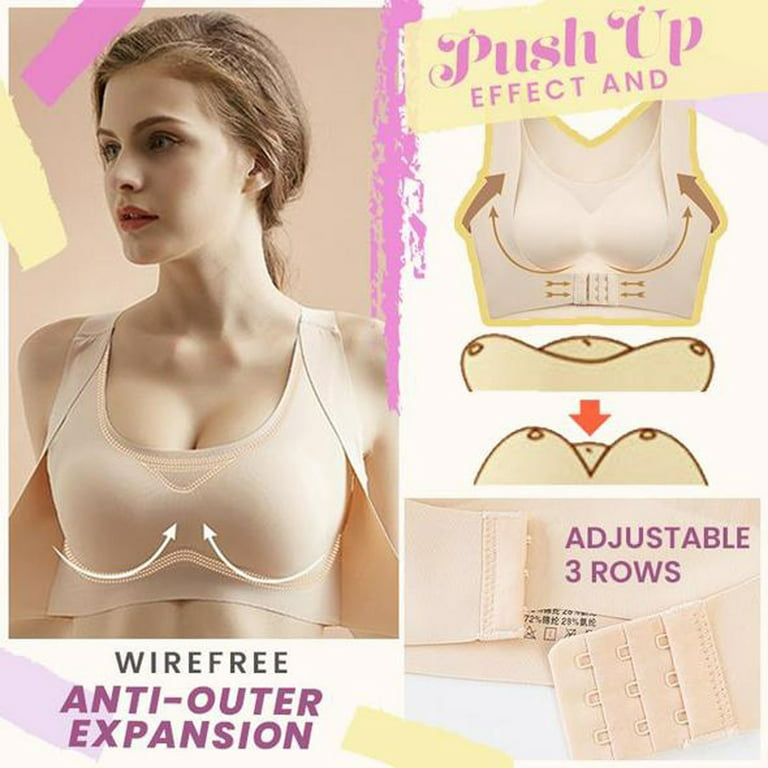 Mrat Clearance Strapess Push up Bras for Women Push up Underwear