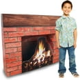 thumbnail image 3 of Advanced Graphics 3821 37.5 x 32.5 x 8 in. Holiday Fireplace 3D Cardboard Cutout, 3 of 5