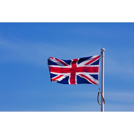 Union Jack Canvas - Canvas Print Ensign English Flag Standard Union Jack British Stretched Canvas 10 x 14